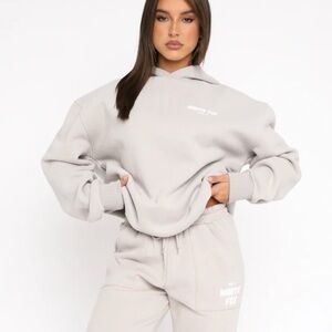 New White Fox Matching Beige Set🤍